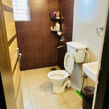 Bathroom in 2 BHK Apartment at Gangotri Pratistha, Bablatala – for Rent