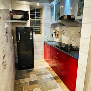 Kitchen in 2 BHK Apartment at Gangotri Pratistha, Bablatala – for Rent