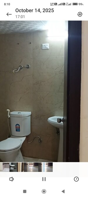 Bathroom in 3 BHK Apartment at Vasu Fortune Residency Phase II, Raj Nagar Extension – for Rent