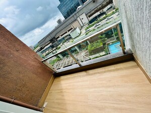 Balcony in 2 BHK Apartment at L&T Seawoods Residences Phase 2, Seawoods – for Rent