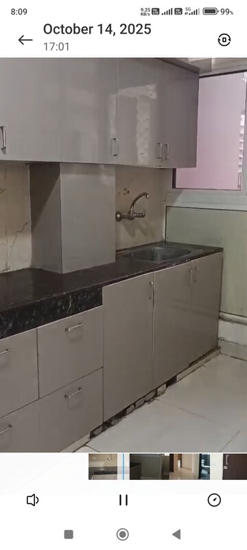 Kitchen in 3 BHK Apartment at Vasu Fortune Residency Phase II, Raj Nagar Extension – for Rent