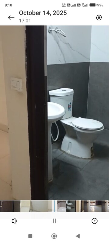 Bathroom in 3 BHK Apartment at Vasu Fortune Residency Phase II, Raj Nagar Extension – for Rent