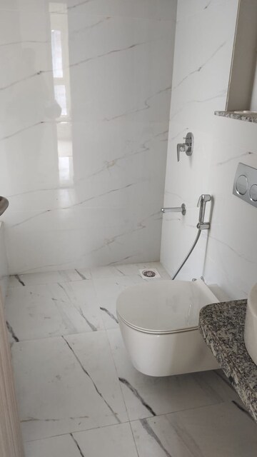 Bathroom in 3 BHK Apartment at Oberoi Eternia, Mulund West – for Rent