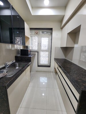 Kitchen in 2 BHK Apartment at L & T Seawoods Residences Phase 1 Part A, Seawoods – for Rent