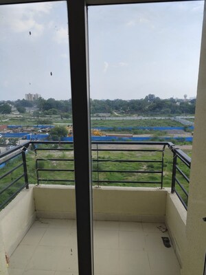 Balcony in 2 BHK Apartment at Rishita Manhattan, Gomti Nagar – for Rent