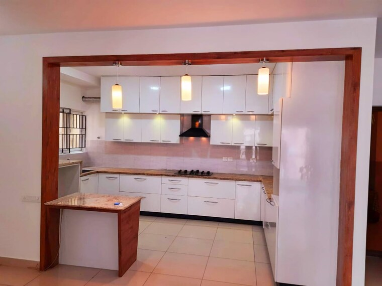 Kitchen, brigade-northridge 3 Bedroom 1610 Sq.Ft. Apartment In Kogilu Road Bangalore 9311292