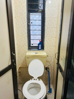 Bathroom in 1 BHK Apartment at Mahalaxmi CHS Worli, Worli – for Rent