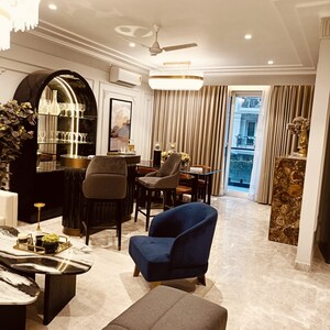 Living Room in 4 BHK Builder Floor at Anant Raj Ashok Estate, Sector 63a – for Sale