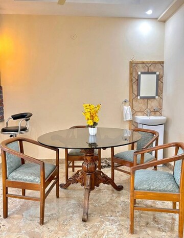 Dining area in 2 BHK Builder Floor at Prem Nagar – for Rent