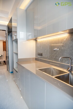 Kitchen in 4 BHK Builder Floor at Ansal API Versalia, Sector 67a – for Sale