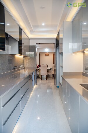 Kitchen in 4 BHK Builder Floor at Ansal API Versalia, Sector 67a – for Sale