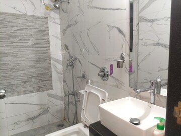Bathroom in 2 BHK Apartment at Hubtown Hillcrest, Andheri East – for Rent