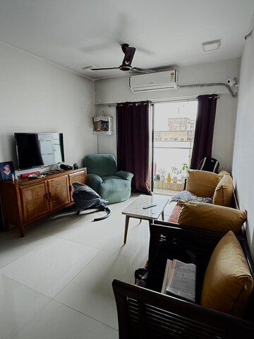 Living Room in 2 BHK Apartment at Hubtown Hillcrest, Andheri East – for Rent