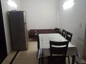 Dining area in 2 BHK Builder Floor at Lajpat Nagar – for Rent