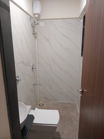 Bathroom in 2 BHK Apartment at DD Om Makarand Heights, Ghatkopar East – for Rent