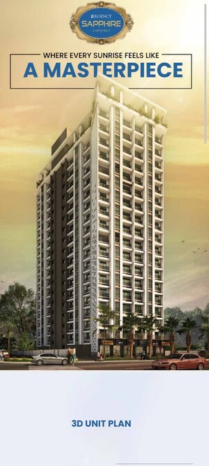 2 BHK Apartment – Exterior View View at Regency Anantam, Dombivli East - for Sale