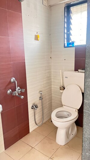 Bathroom in 2 BHK Apartment at Empire Shree Swami Samarth, Bibwewadi – for Rent