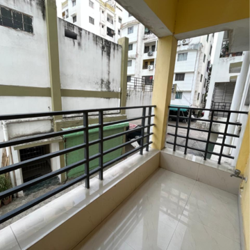 Balcony in 2 BHK Apartment at Mukul Shanti Garden, Bablatala – for Sale