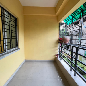 Balcony in 2 BHK Apartment at Mukul Shanti Garden, Bablatala – for Sale