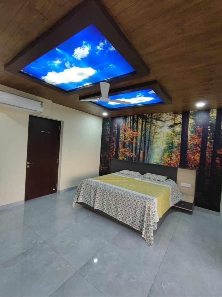 Bedroom, muppas-indraprastha 4 Bedroom 4100 Sq.Ft. Apartment In Tellapur Hyderabad 9311572