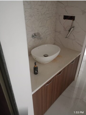 Bathroom in 3 BHK Apartment at Nirmal CHS Nerul, Seawoods Sector 40 – for Rent