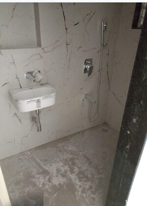 Bathroom in 3 BHK Apartment at Nirmal CHS Nerul, Seawoods Sector 40 – for Rent