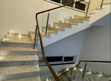 Staircase in 4 BHK Villa at Magna Majestic Meadows, Osman Nagar – for Rent
