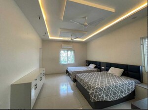 Kitchen in 4 BHK Villa at Rajapushpa Green Dale, Tellapur – for Rent