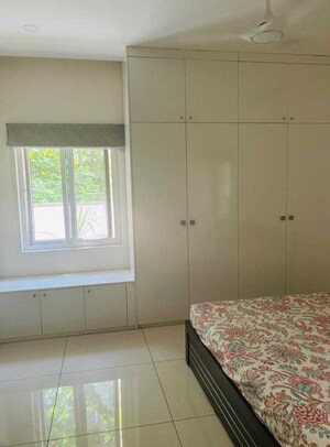 Bathroom in 4 BHK Villa at Rajapushpa Green Dale, Tellapur – for Rent