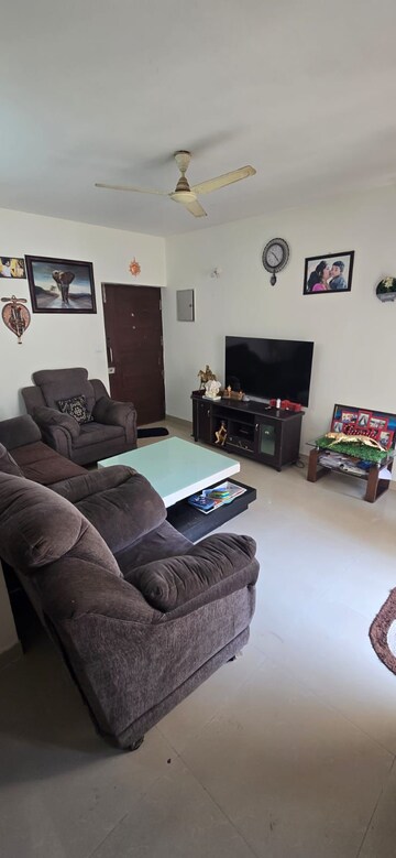 Living Room in 3 BHK Apartment at Ramky One North, Yelahanka – for Rent