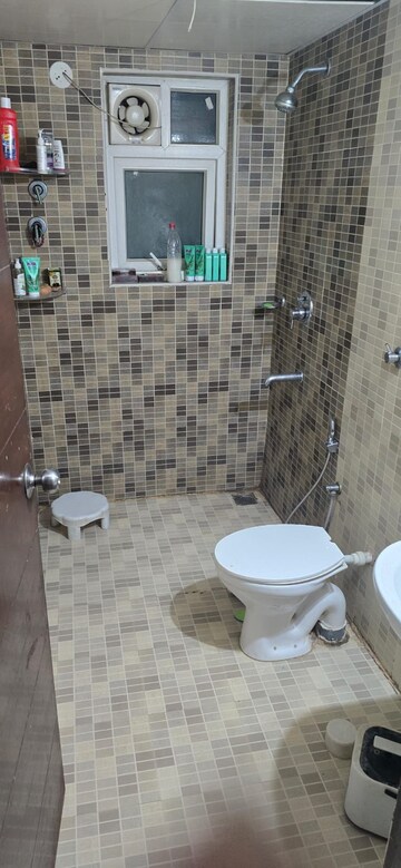 Bathroom in 3 BHK Apartment at Ramky One North, Yelahanka – for Rent