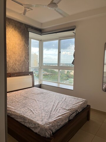 Bedroom in 2.5 BHK Apartment at Bhartiya Nikoo Homes, Thanisandra Main Road – for Rent