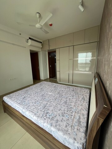 Bedroom in 2.5 BHK Apartment at Bhartiya Nikoo Homes, Thanisandra Main Road – for Rent