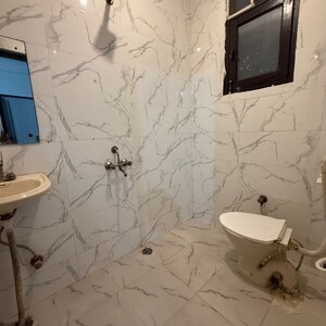 Bathroom in 1 BHK Builder Floor at Chattarpur – for Rent