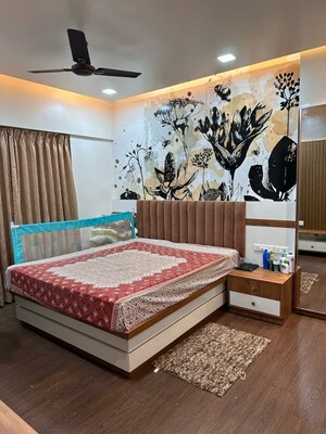 Bedroom in 3 BHK Apartment at Paranjape Blue Ridge, Hinjewadi – for Rent