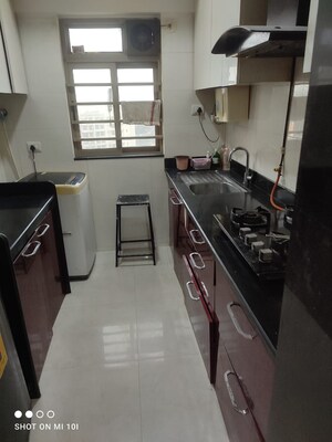 Kitchen in 1 BHK Apartment at Sheth Vasant Oasis, Andheri East – for Rent