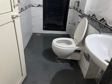 Bathroom in 2 BHK Apartment at Chandak 34 Park Estate, Goregaon West – for Rent