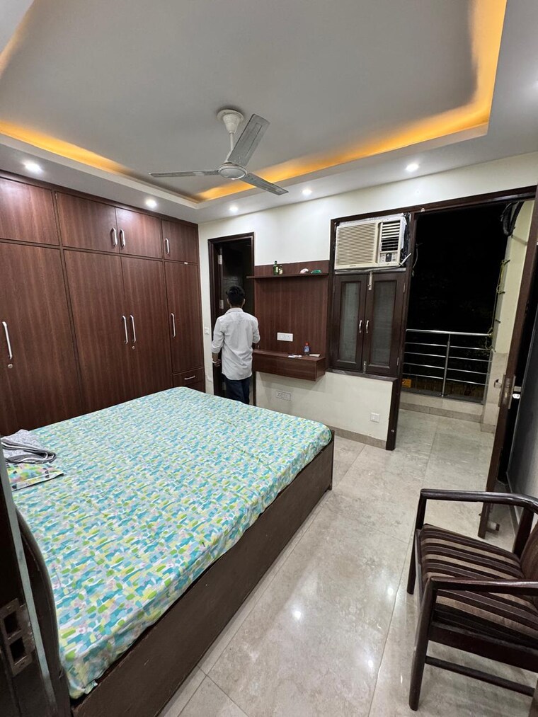 Bedroom, kalkaji 2 Bedroom 900 Sq.Ft. Builder Floor In Kalkaji Delhi 9311715