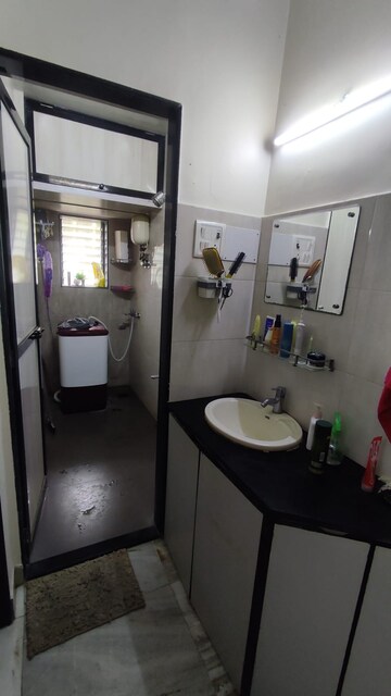 Bathroom in 1 BHK Apartment at Eklavya Apartment, Malad West – for Rent