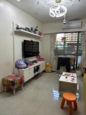 Living Room in 2 BHK Apartment at Sheth Vasant Oasis, Andheri East – for Rent