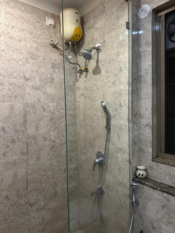 Bathroom in 2 BHK Apartment at Sheth Vasant Oasis, Andheri East – for Rent