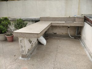 Terrace in 4 BHK Builder Floor at Greater Kailash ii – for Rent