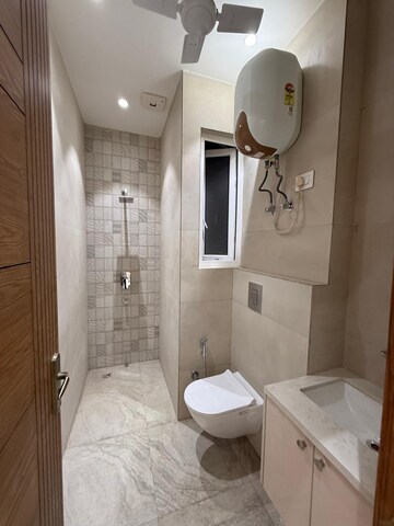 Bathroom in 3 BHK Builder Floor at East Of Kailash – for Rent