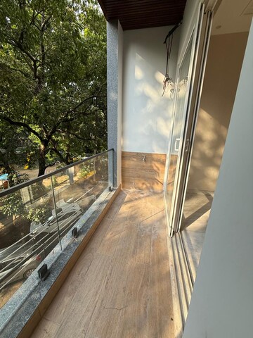 Balcony in 3 BHK Builder Floor at East Of Kailash – for Rent