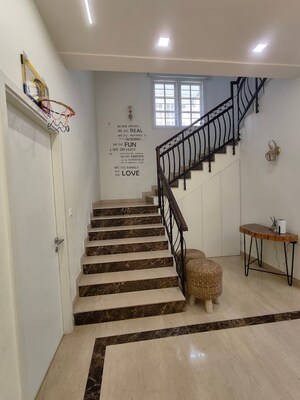Staircase in 4 BHK Villa at Prestige Lakeside Habitat, Varthur – for Rent