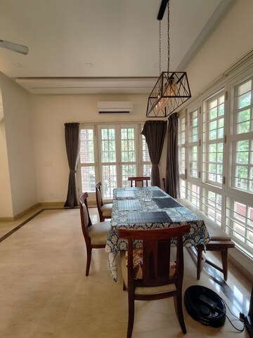 Dining area in 4 BHK Villa at Prestige Lakeside Habitat, Varthur – for Rent