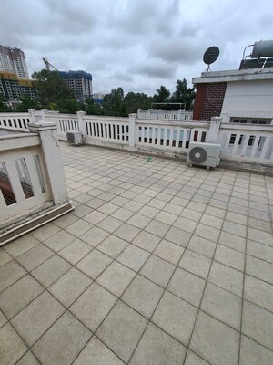 Terrace in 4 BHK Villa at Prestige Lakeside Habitat, Varthur – for Rent