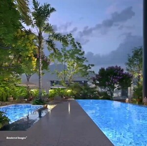 Swimming Pool in 4 BHK Apartment at Luxora Crystal Antara, Manpada – for Sale