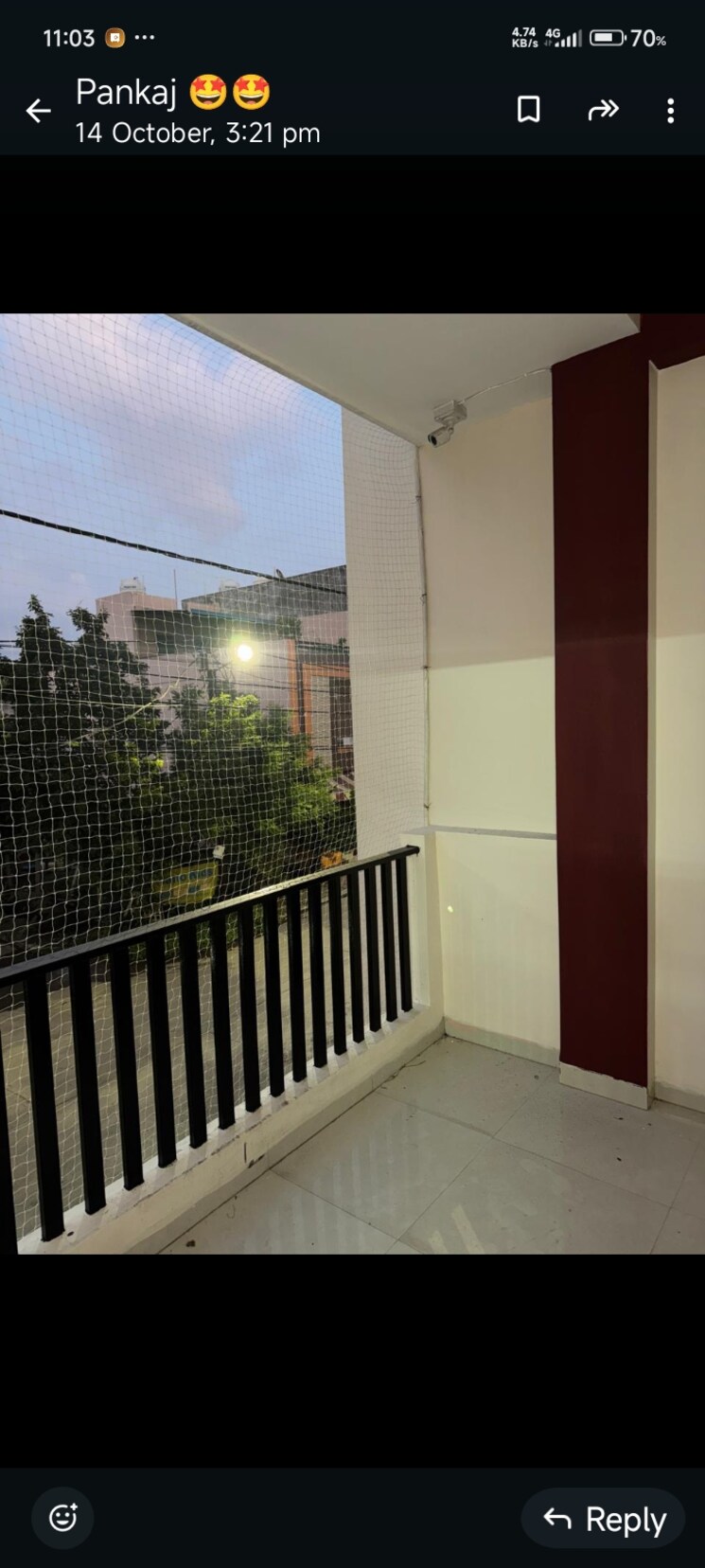 Balcony, vijay nagar 4 Bedroom 800 Sq.Ft. Independent House In Vijay Nagar Indore 9311997