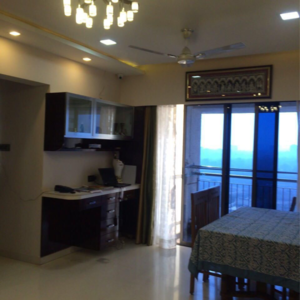 Living Room in 2 BHK Apartment at Lodha Splendora, Bhayandarpada – for Rent